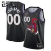 Barn Toronto Raptors Tröja Skräddarsydda Nike 2024-25 City Edition Svart Swingman Barn Toronto Raptors Tröja Skräddarsydda Nike 2024-25 City Edition Svart Swingman